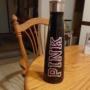 PINK Victoria's Secret Black and Pink (Sip by Swell) Water Bottle